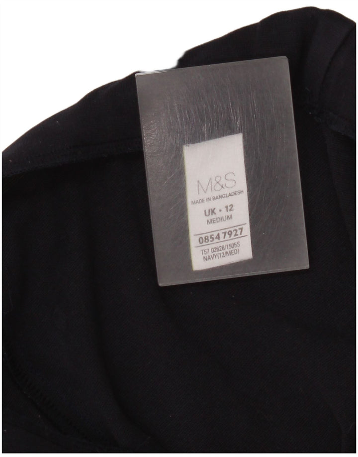 Pantaloni casual da donna Marks & Spencer UK 12 medi W30 L28 Blu navy