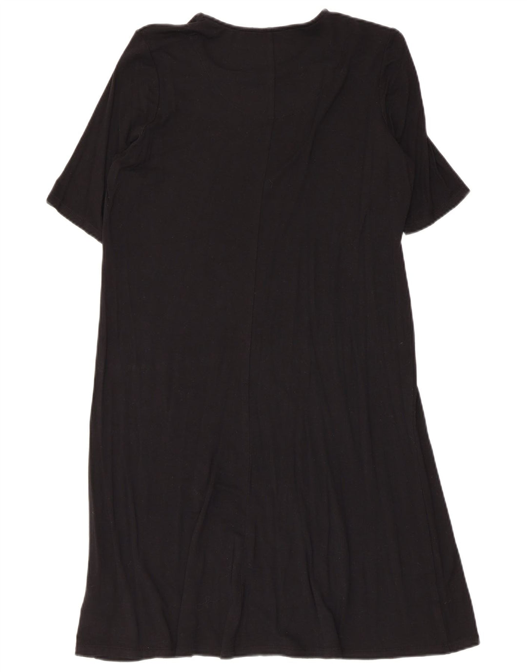 Abito t-shirt da donna Marks & Spencer UK 12 viscosa nera media