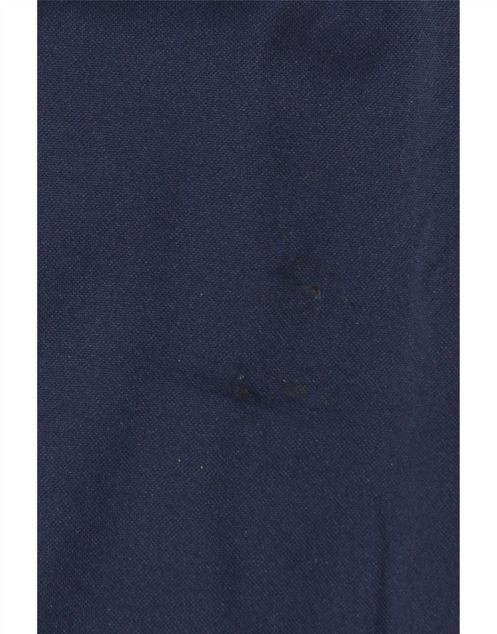 Pantaloncini sportivi Bermuda da uomo Kappa medio blu navy in poliestere