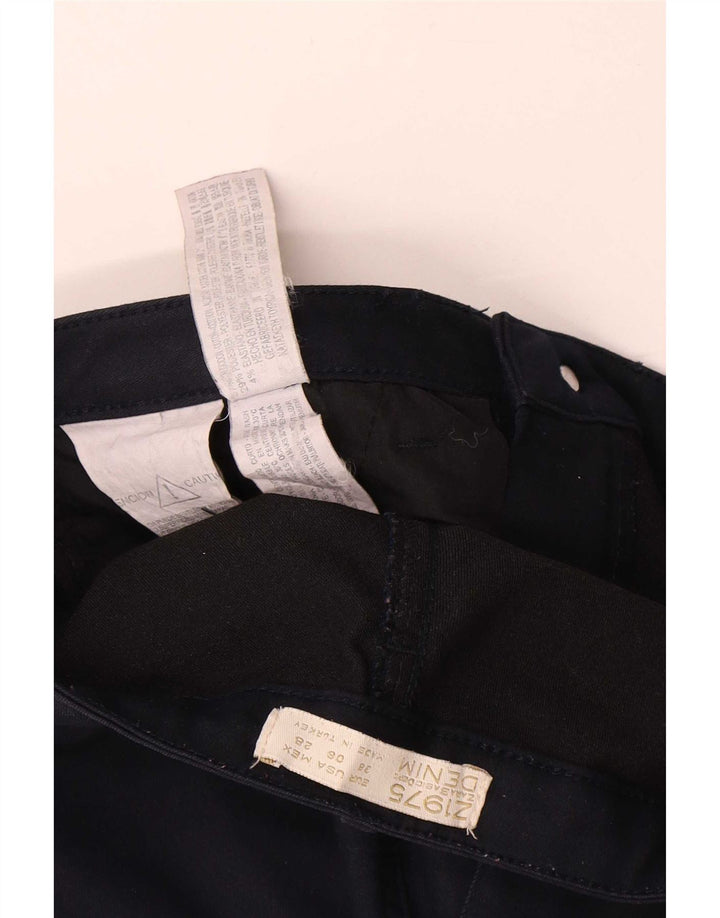 Jeans slim da donna Zara EU 38 Small W28 L27 Poliestere blu navy