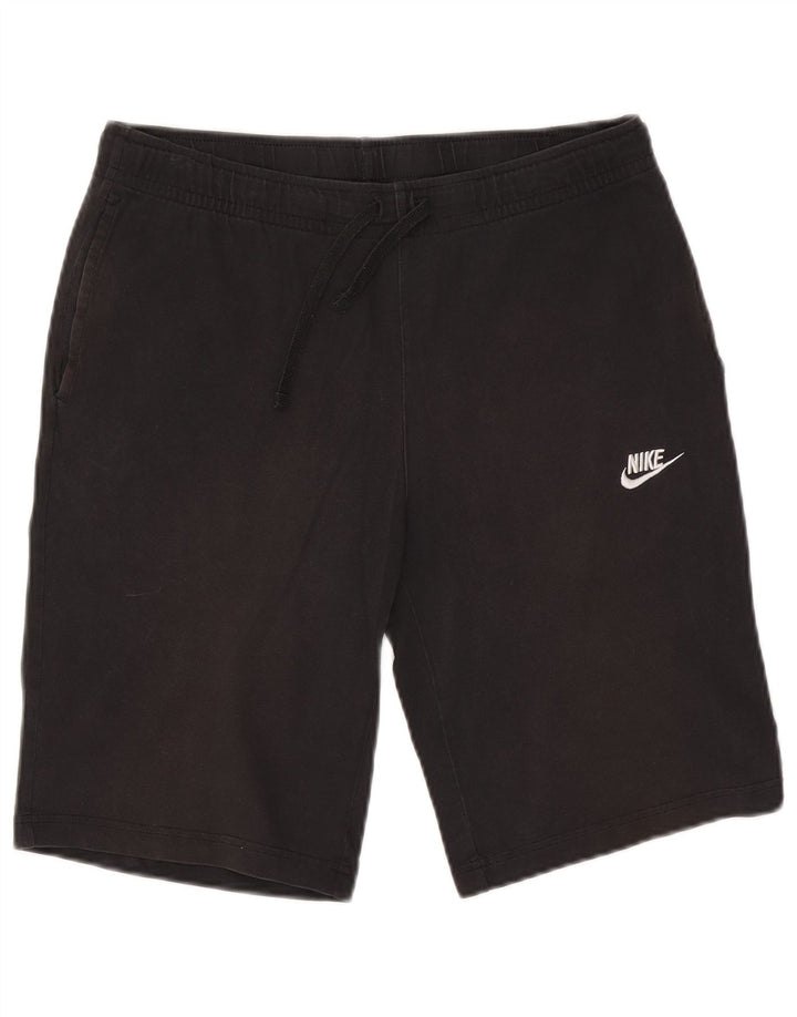 Pantaloncini sportivi Nike da uomo, cotone medio nero