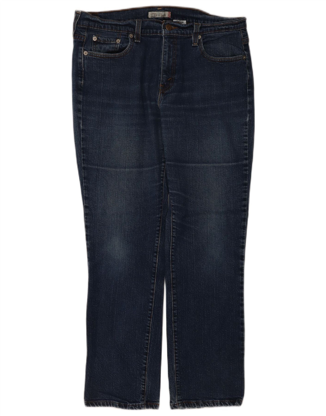 Levi's Donna 505 Jeans dritti US 12 Large W32 L28 Cotone blu