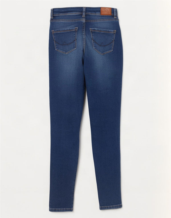 Jeans skinny Superdry da donna Sophia W26 L32 cotone blu navy