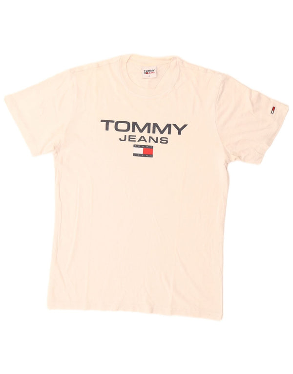 T-shirt grafica da uomo Tommy Hilfiger Top XS bianca