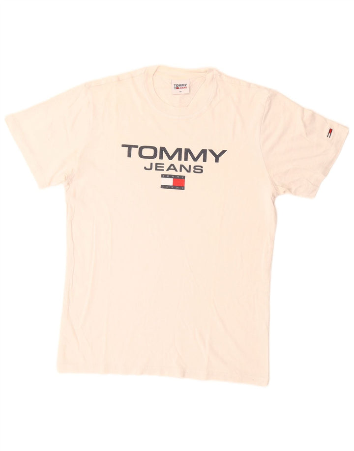 T-shirt grafica da uomo Tommy Hilfiger Top XS bianca