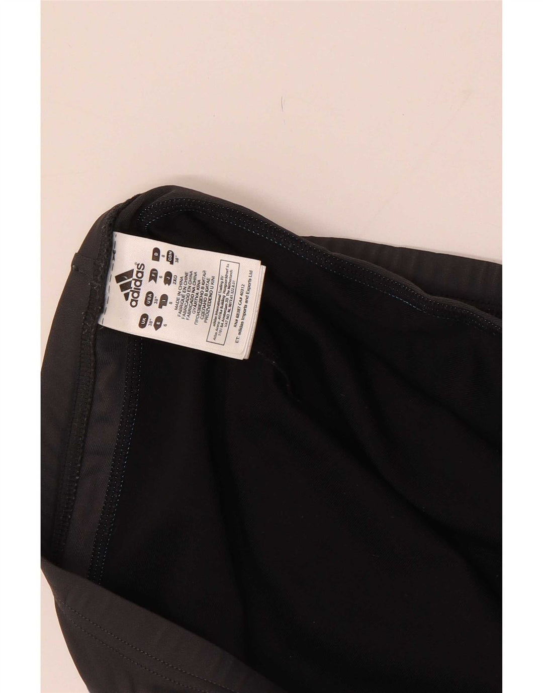 Pantaloncini da bagno Adidas Infinitex da uomo UK 38 piccoli poliestere nero