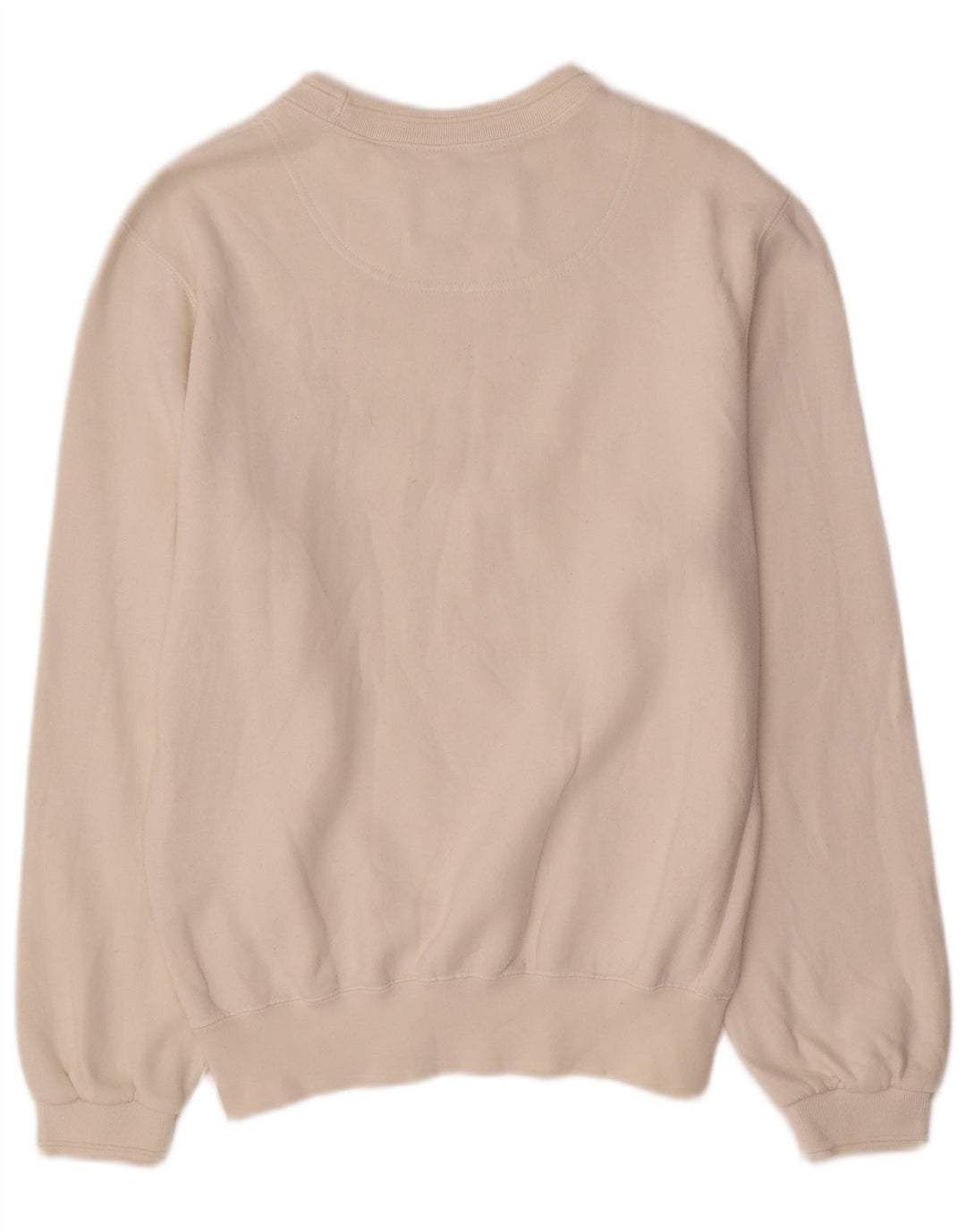 Felpa da uomo Champion Small in cotone bianco sporco