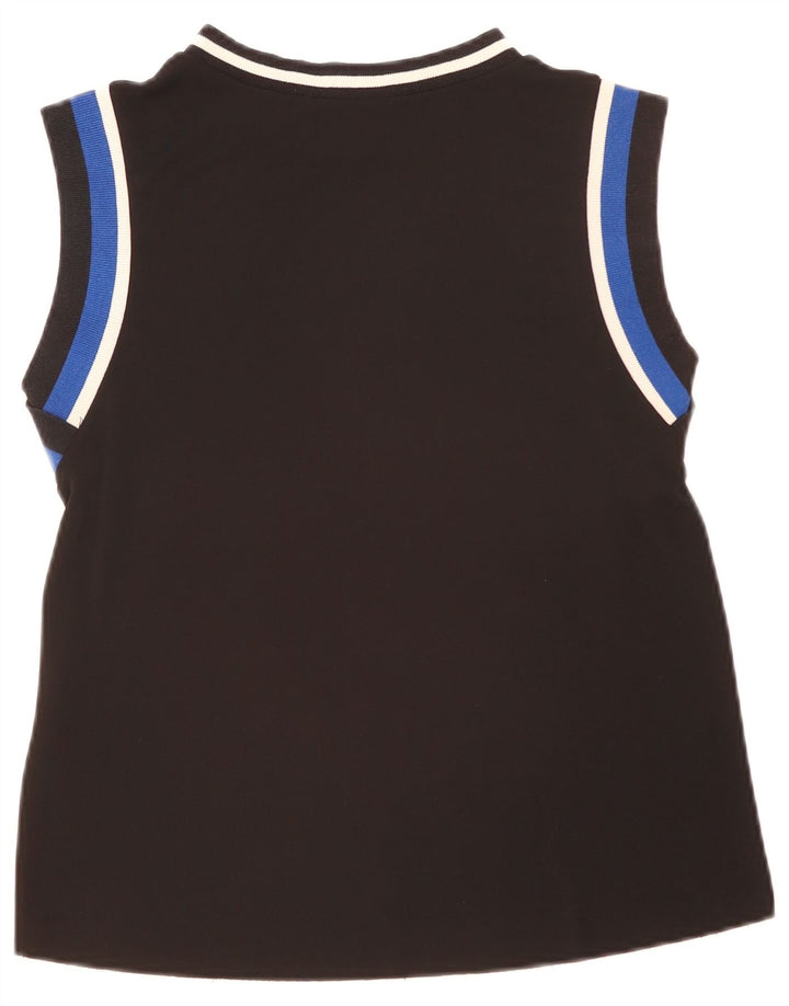 Canotta da donna Zara UK 14 color block medio nero