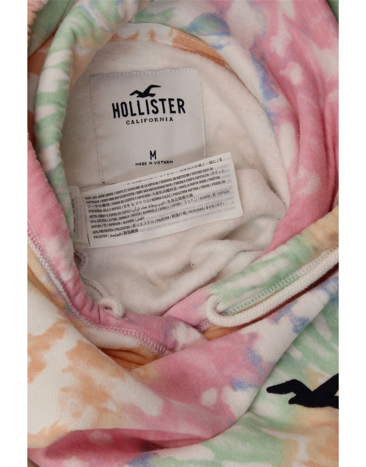 Maglione con cappuccio grafico da donna HOLLISTER UK 14 Tie Dye multicolore medio