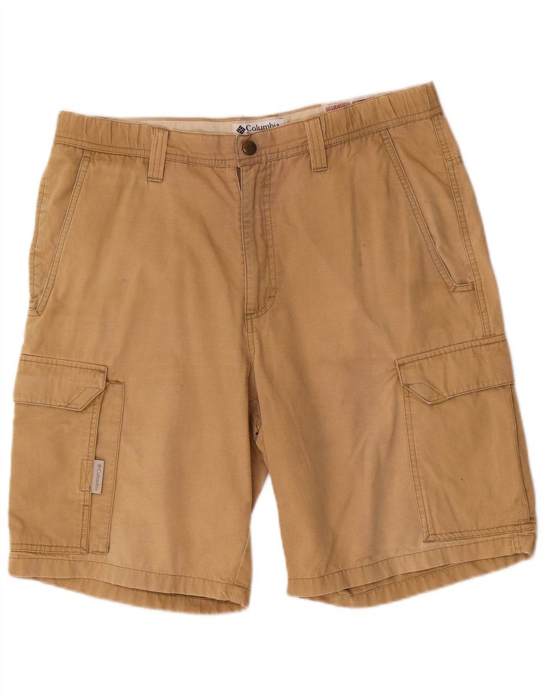 Pantaloncini cargo Columbia da uomo medi W32 in cotone beige