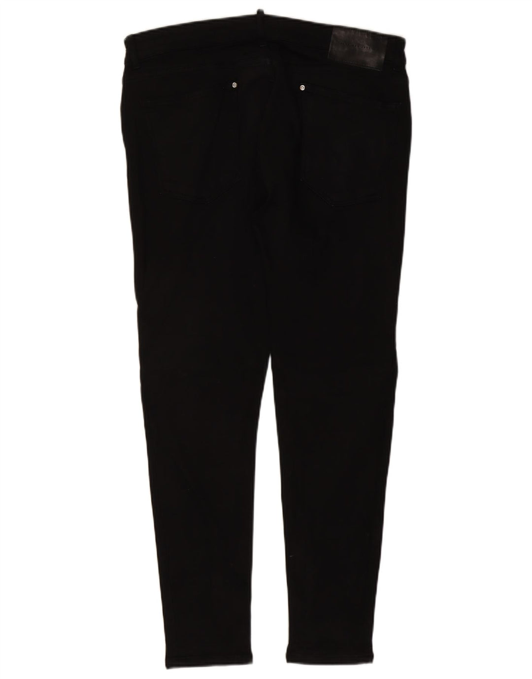 Jeans slim da uomo Zara EU 46 Large W36 L29 cotone nero