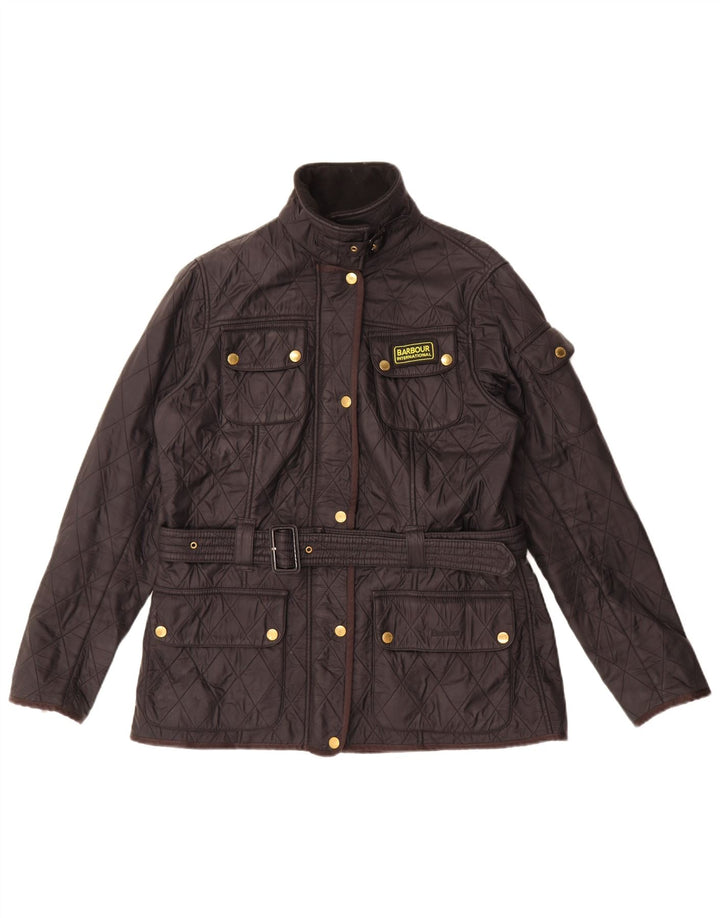 Giacca trapuntata da donna Barbour UK 14 grande nera