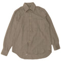 Camicia da uomo in flanella Boggi taglia 39 15 1/2 cotone a quadri grigio medio