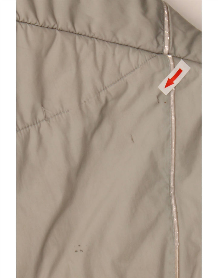 Giacca imbottita foderata da uomo Tommy Hilfiger UK 40 grande nylon grigio