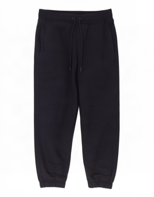 Marks & Spencer Womens Tracksuit Trousers Joggers UK 12 Medium Navy Blue