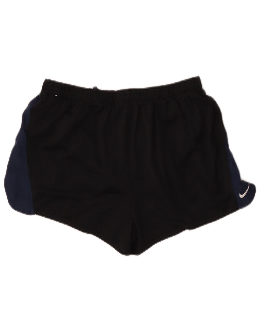 Pantaloncini sportivi Nike Dri Fit da donna UK 12 Medium Nero Colourblock Poliestere