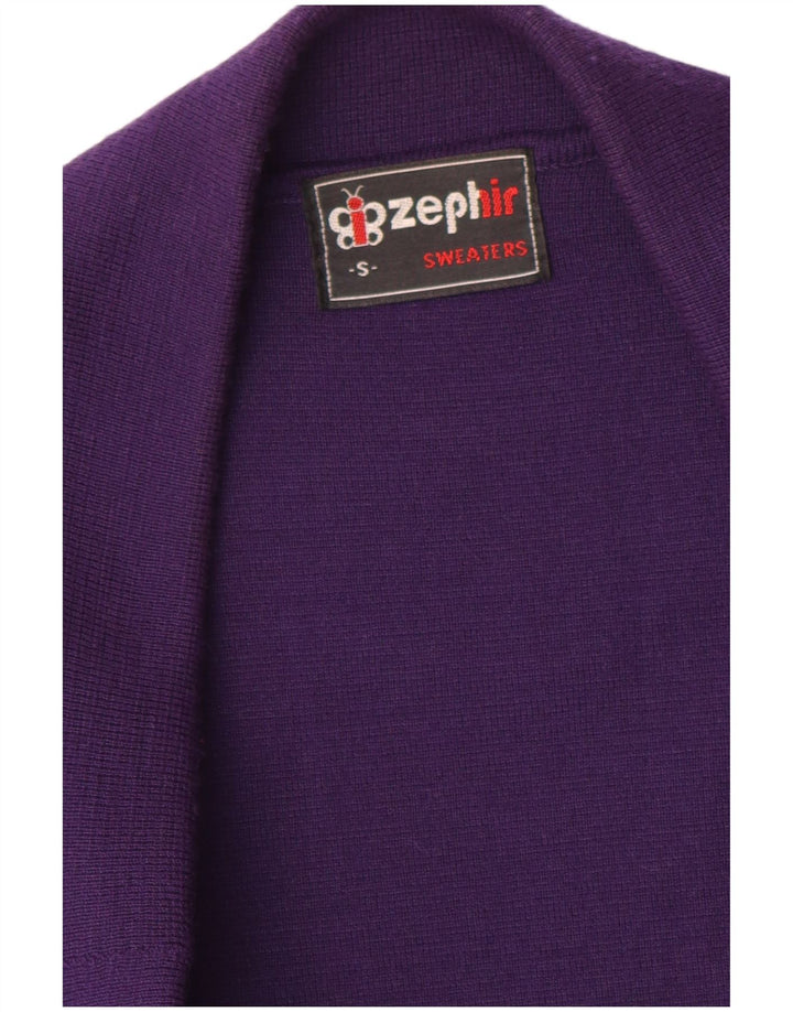 Giacca blazer vintage da donna a 3 bottoni UK 10 piccola viola