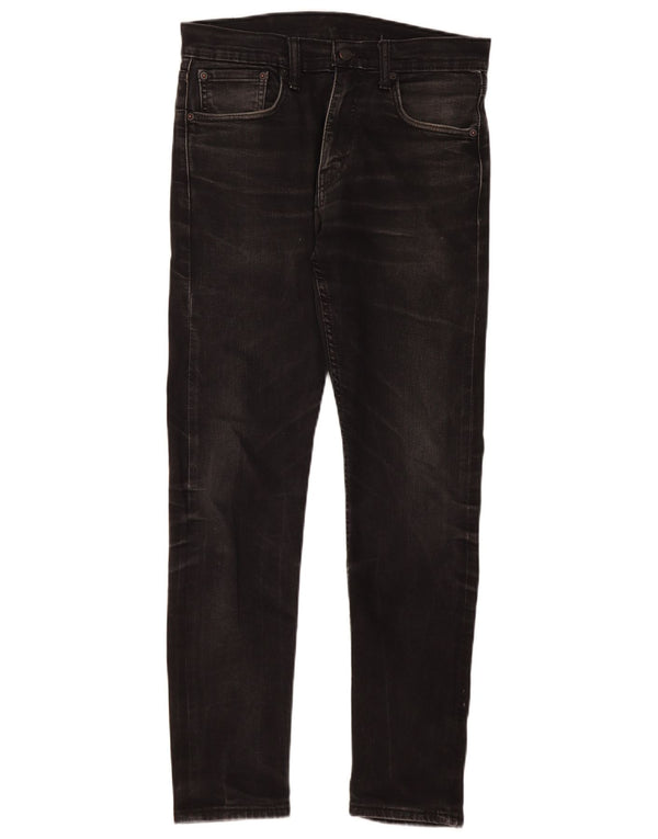 Jeans Levi's da uomo slim affusolati W31 L32 cotone nero