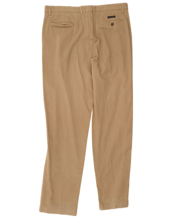 Pantaloni chino affusolati da uomo Marlboro Classics W38 L33 Beige