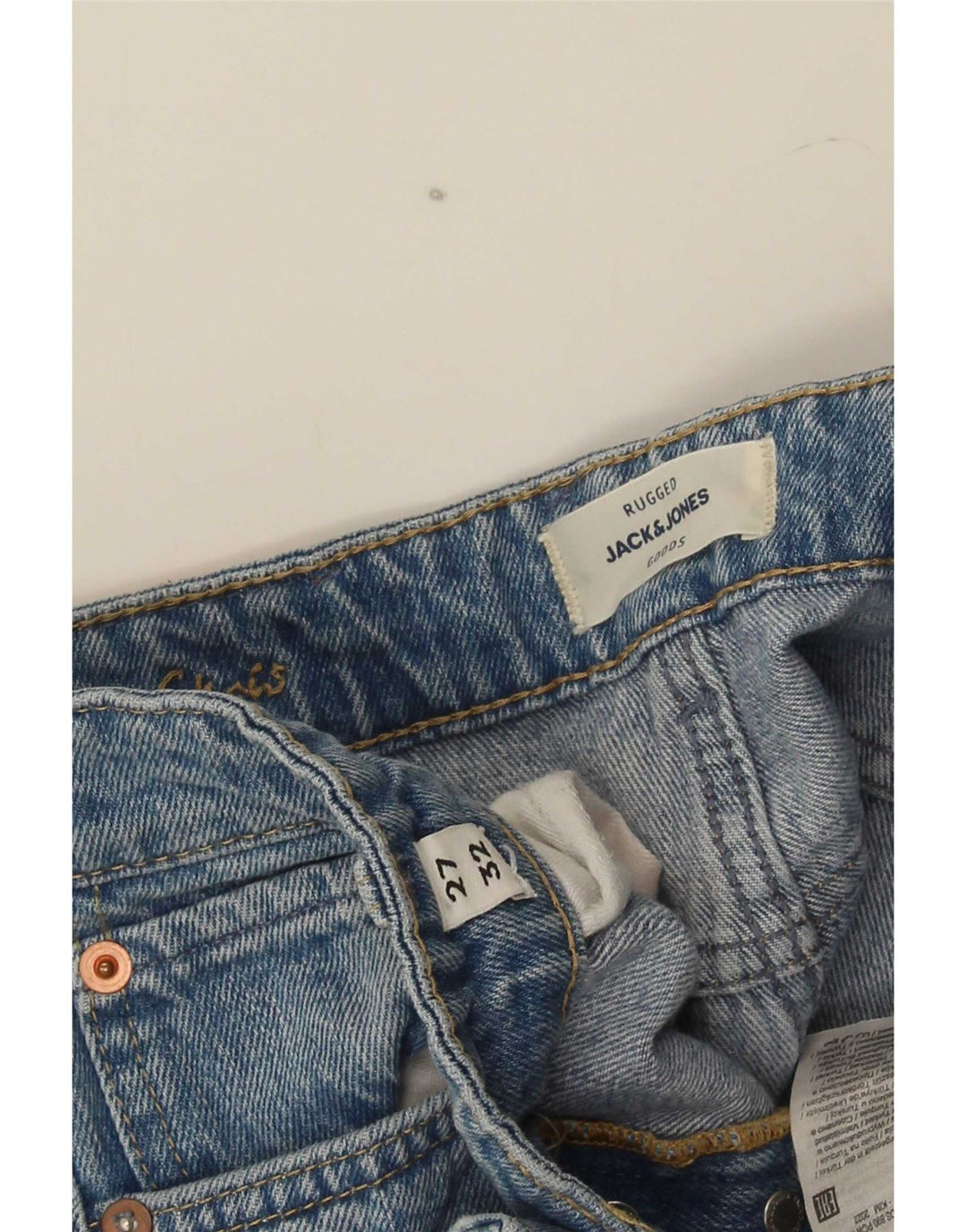 Jeans slim da uomo Jack & Jones W27 L32 cotone blu