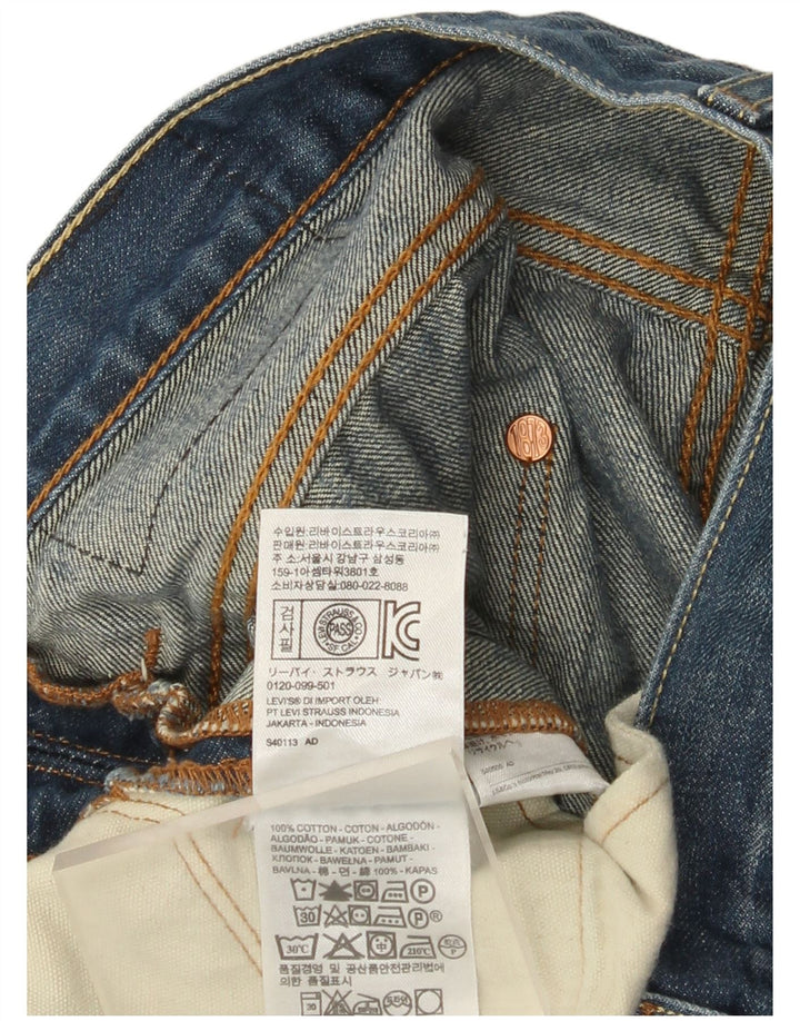 Levi's Uomo 508 Slim Jeans W33 L31 Cotone Blu