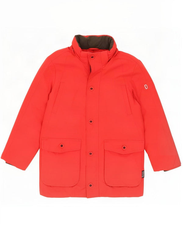 Cappotto imbottito Champion da bambino 9-10 anni in nylon rosso medio