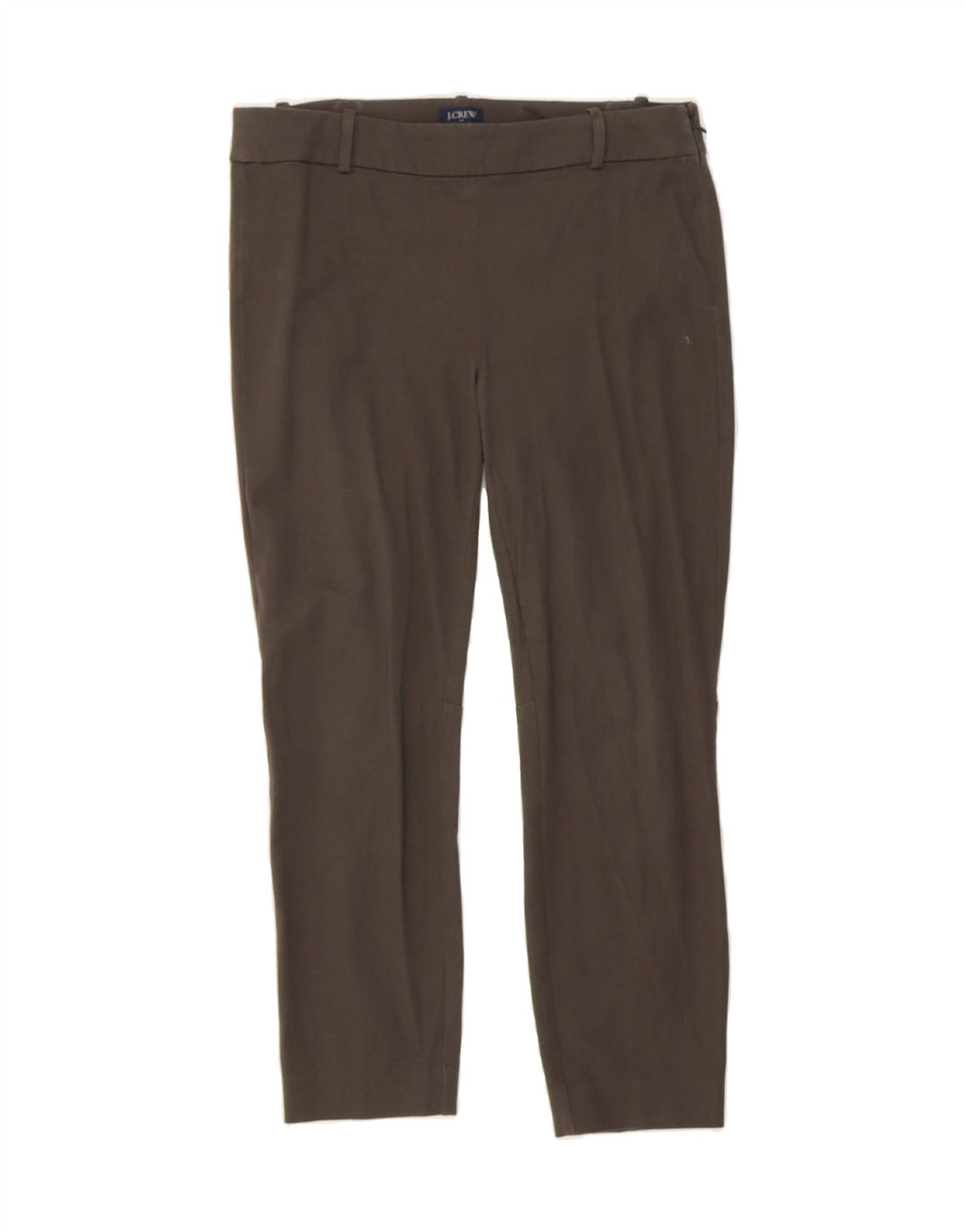 J. CREW Womens Winnie Slim Cropped Trousers US 8 Medium W35 L25 Grey Vintage J. Crew and Second-Hand J. Crew from Messina Hembry 