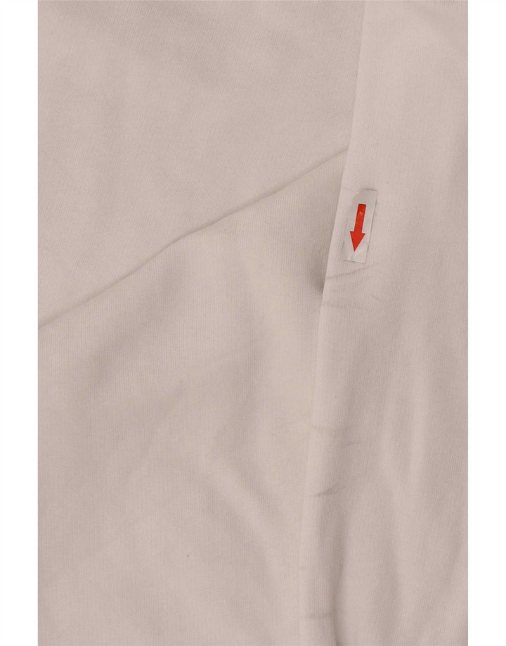 Felpa Champion da donna con vestibilità regolare, UK 14, cotone bianco medio