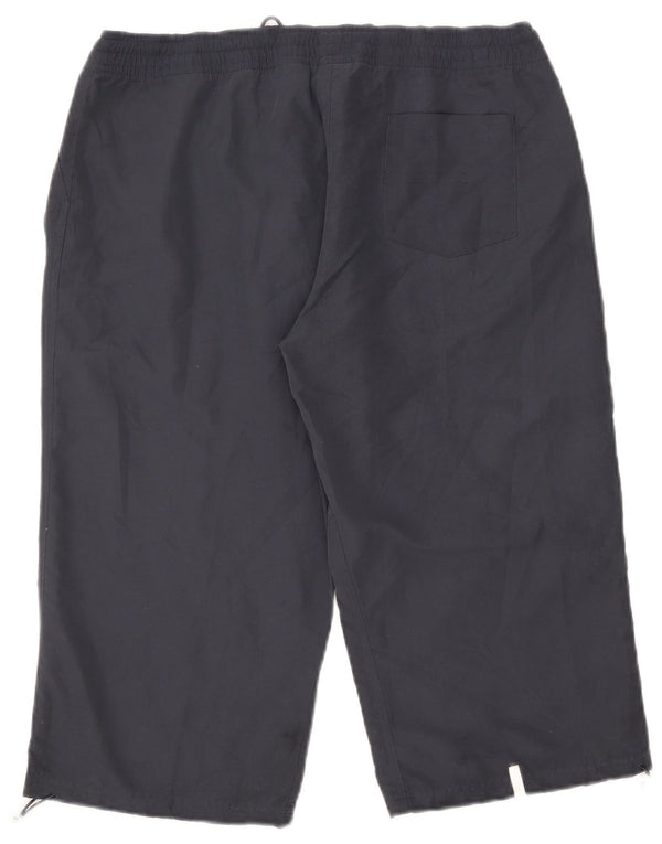Pantaloncini sportivi Bermuda da donna Puma UK 16 Large Blu Navy Poliestere