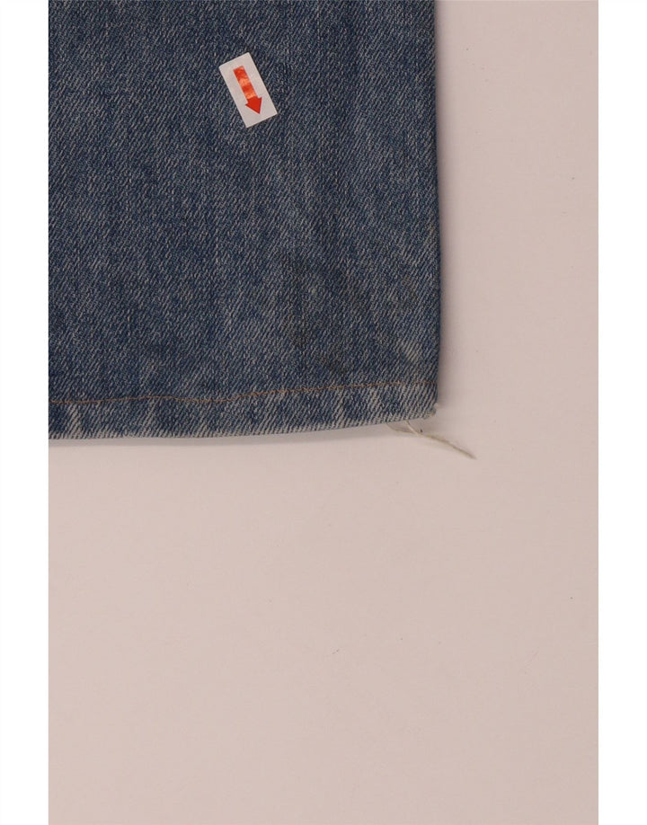 LEE Mens Seattle Straight Jeans W30 L34 Blue Cotton
