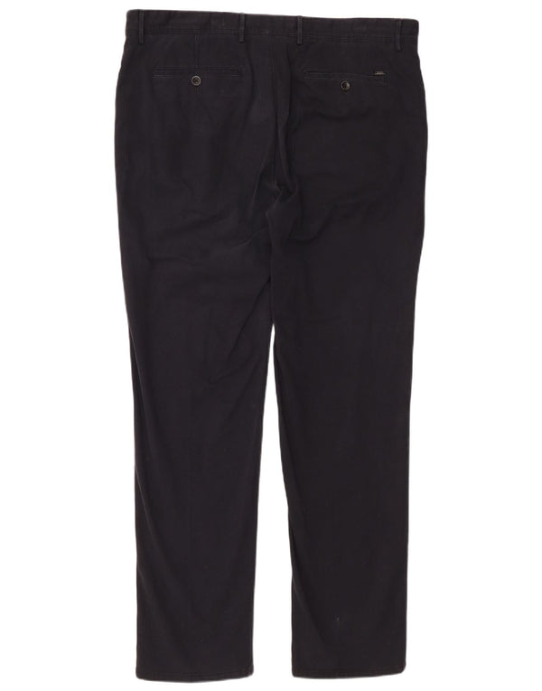 MASSIMO DUTTI Pantaloni chino da uomo vestibilità regolare EU 44 Large W34 L31 Nero