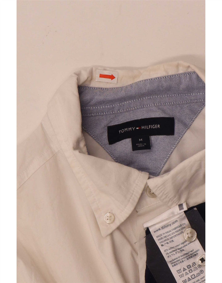 Camicia da uomo Tommy Hilfiger color block bianco medio
