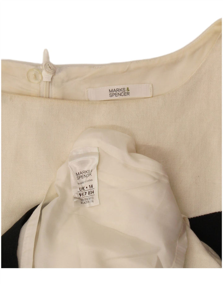 Abito tubino da donna Marks & Spencer UK 14 Colorblock medio multicolore