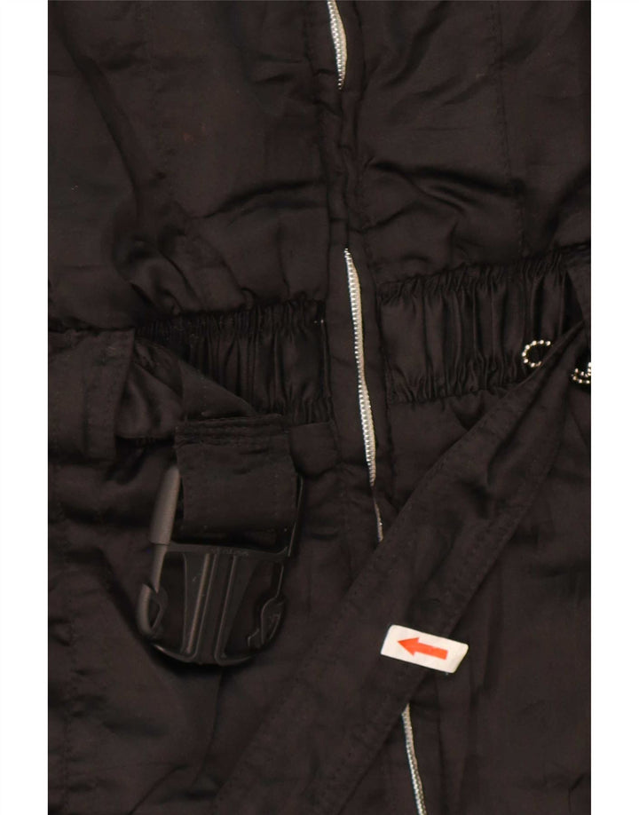 Tuta da sci vintage da donna IT 46 grande nera