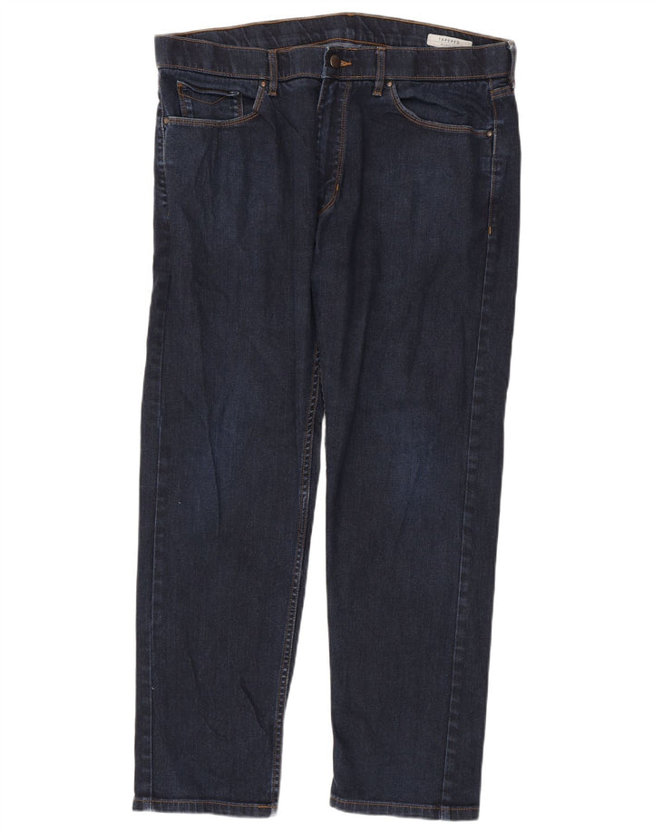 Jeans affusolati da uomo Marks & Spencer W36 L29 cotone blu navy