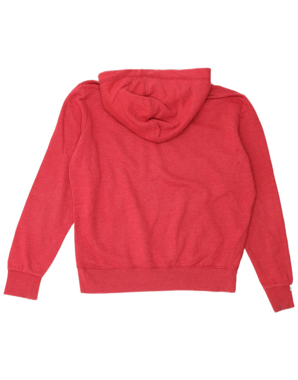 Felpa con cappuccio grafica da uomo Superdry 2XL in cotone rosso