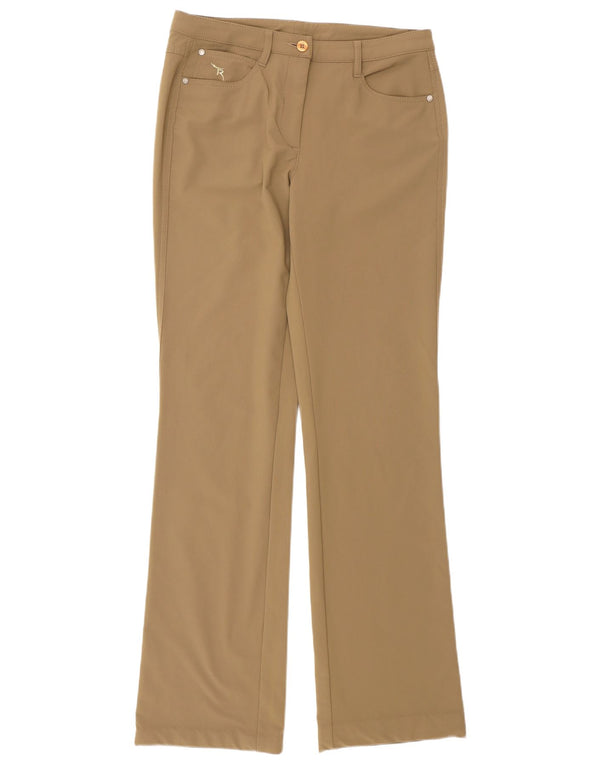 Pantaloni casual bootcut da donna Chervo IT 42 medio W28 L32 poliestere beige