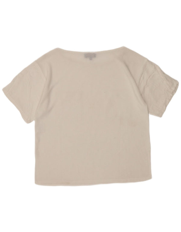 Camicetta da donna Luisa Spagnoli Top UK 14 Medium White