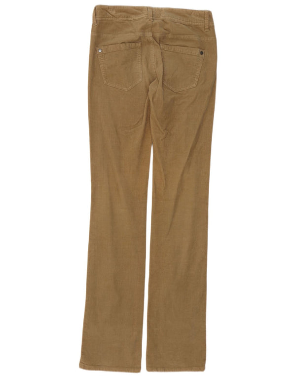 Pantaloni dritti in velluto a coste da donna Max & Co. UK 6 XS W28 L35 Cotone beige