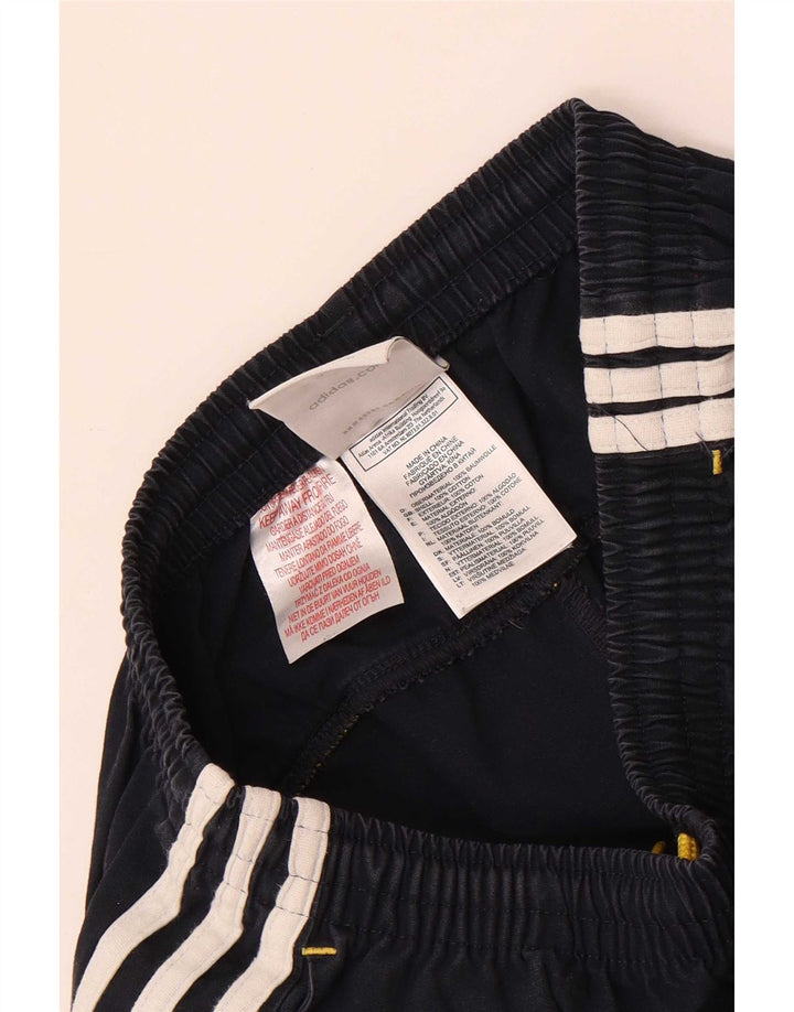 Pantaloncini cargo Adidas da ragazzo 9-10 anni W24 blu navy in cotone