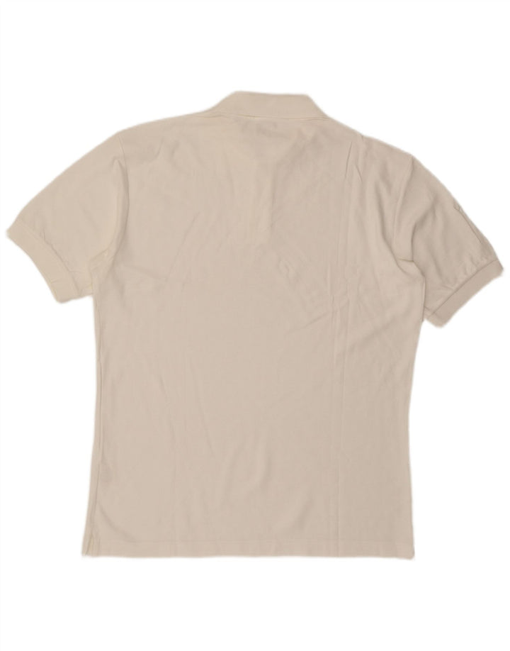 Polo alta da uomo Fila Large in cotone bianco