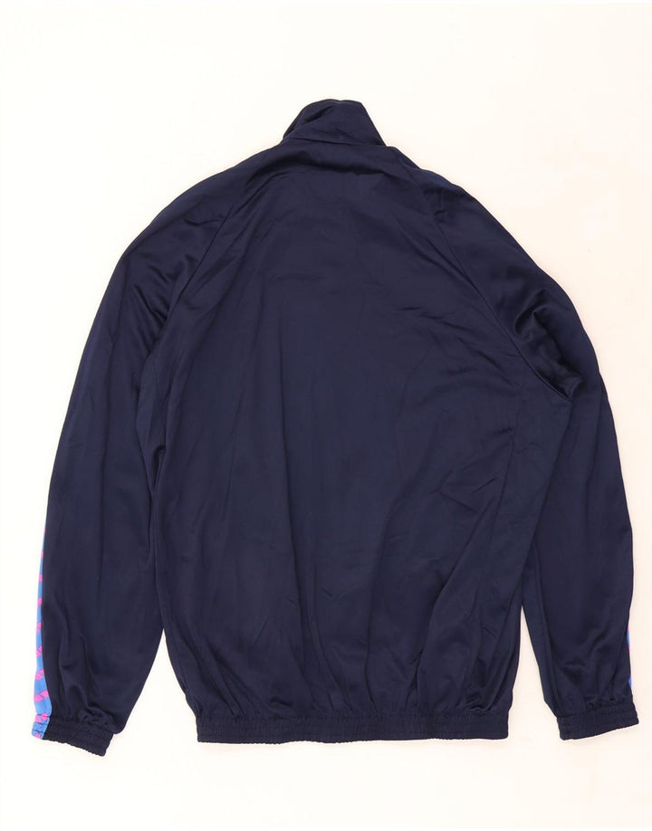 Giacca da ginnastica grafica da uomo Arena XL XL in poliestere color block blu navy