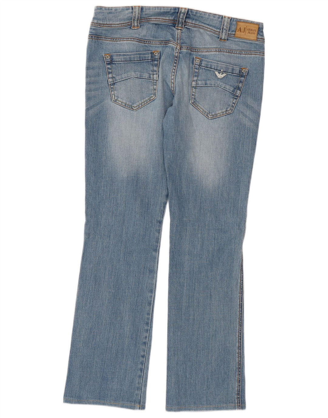 Jeans dritti da donna ARMANI W29 L30 Blu