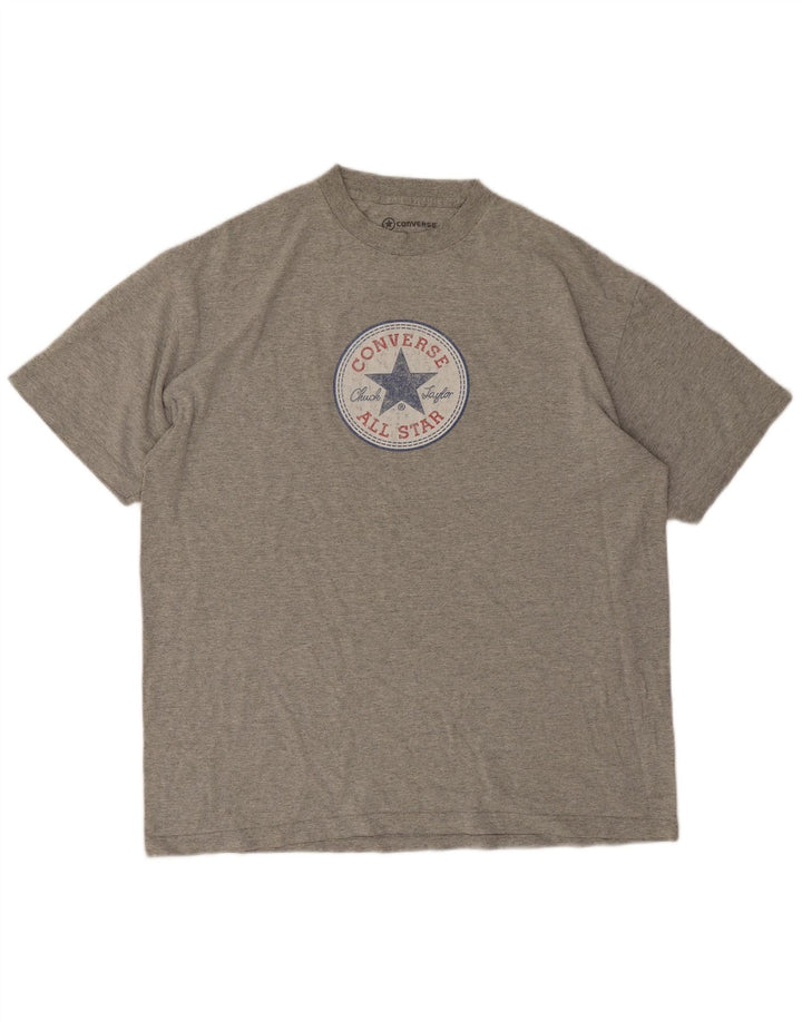 T-shirt grafica Converse da uomo Chuck Taylor Top XL Grigia