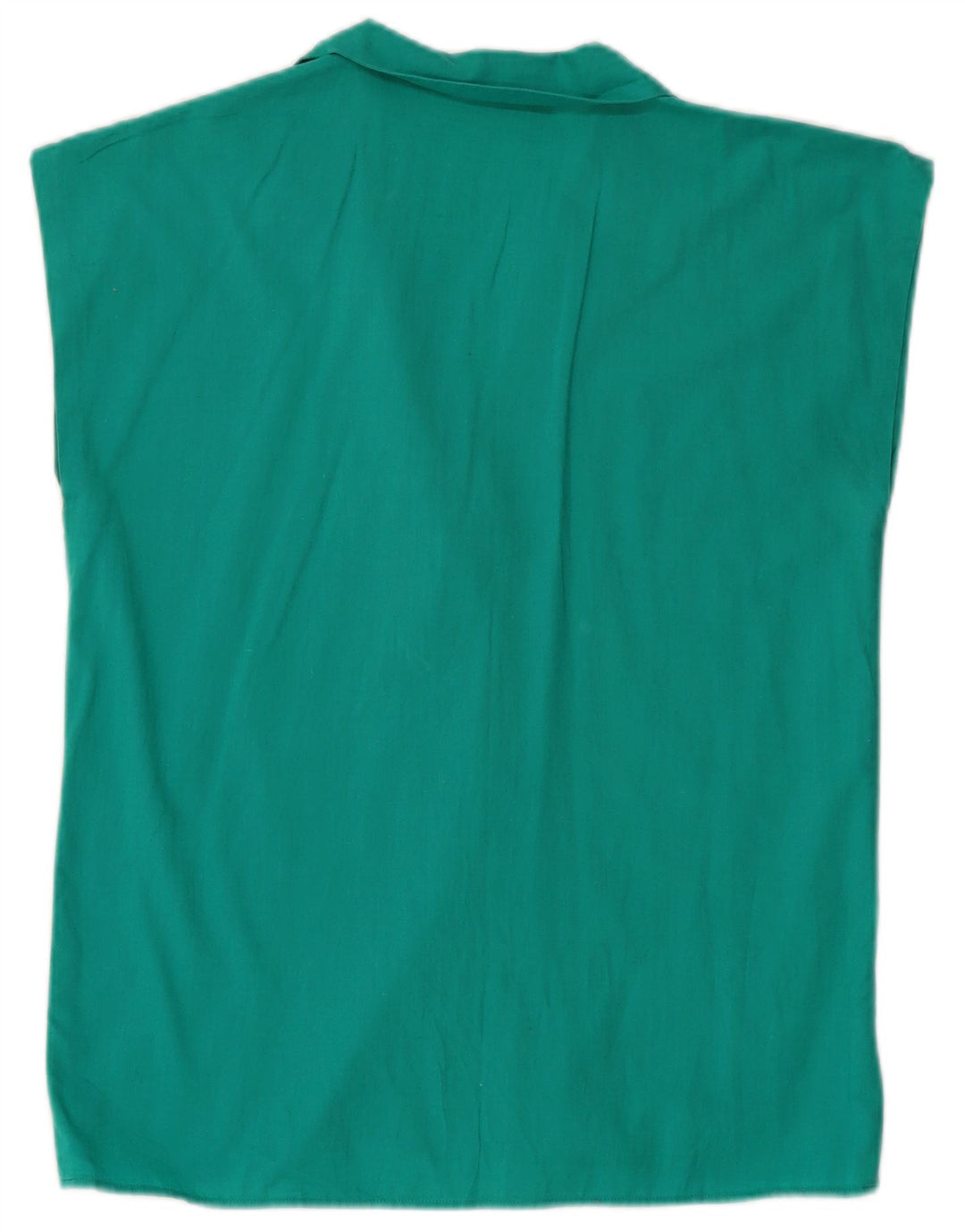 Camicetta senza maniche da donna VINTAGE UK 12 Medio Turchese