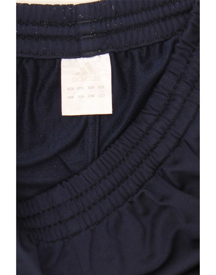 Pantaloni della tuta da ragazzo Adidas 15-16 anni in poliestere blu navy