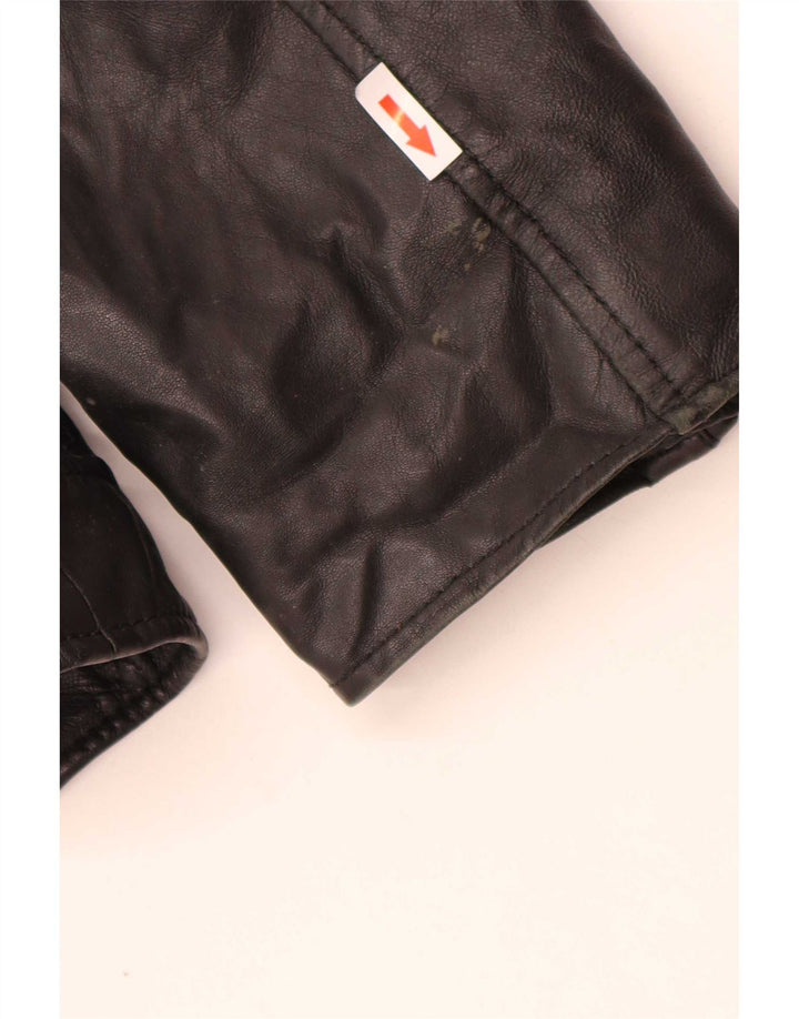 Giacca in pelle da uomo In Extenso UK 44 2XL Nera