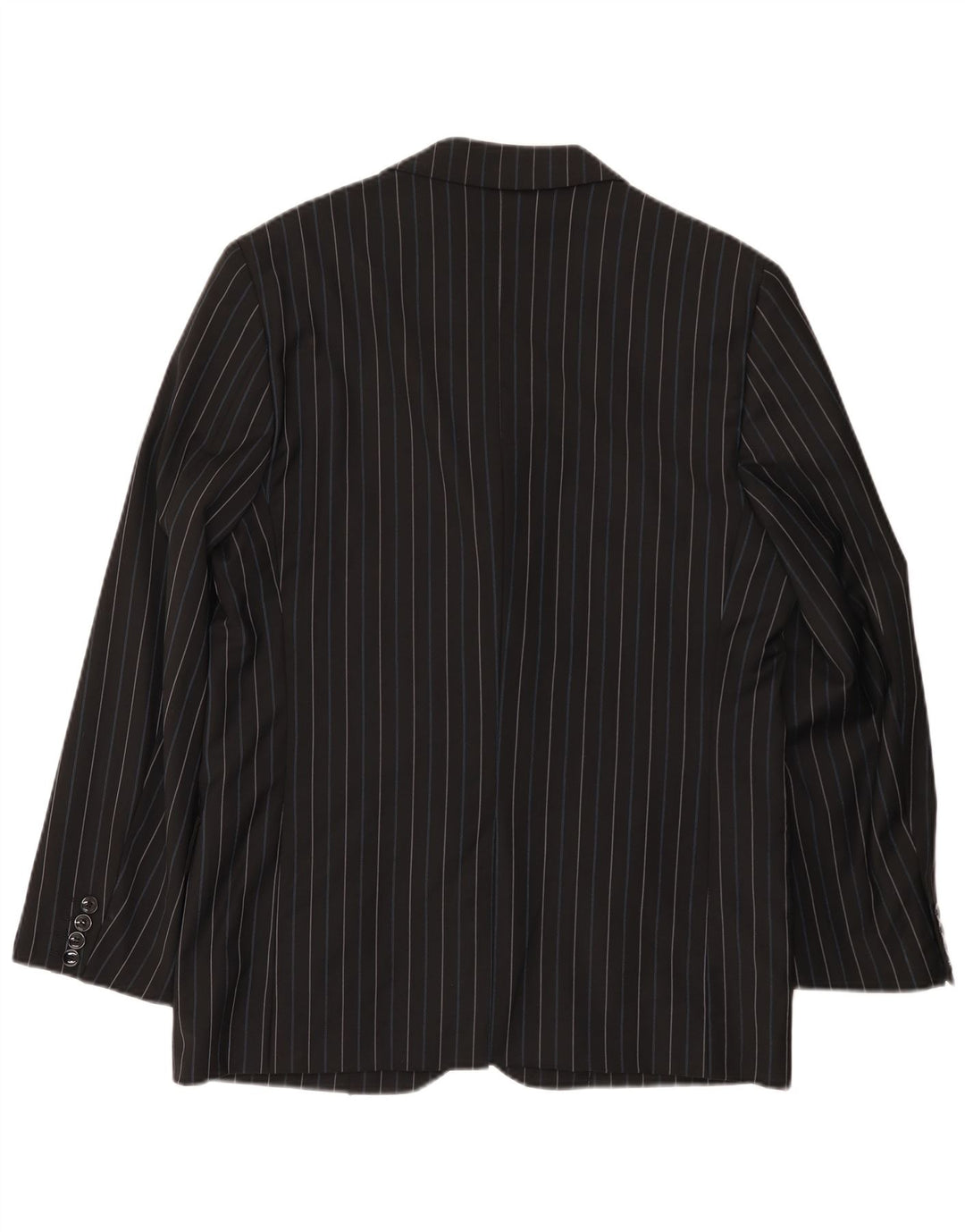 Giacca blazer da uomo a 3 bottoni Peter & Sons IT 54 2XL Lana a righe nere