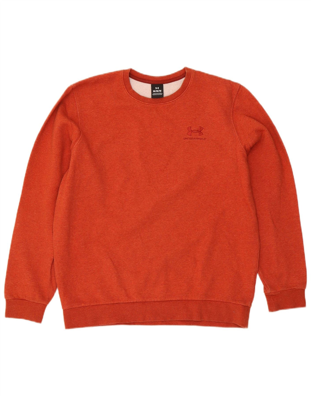 Felpa da uomo Under Armour Maglione cotone arancione medio