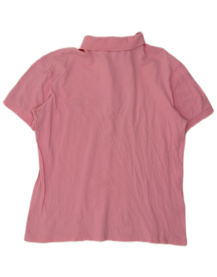 Polo da uomo Fred Perry in cotone rosa medio
